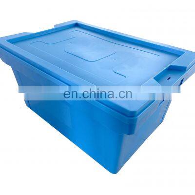 Plastic Turnover Crate Fruit Vegetable Storage  For Transport