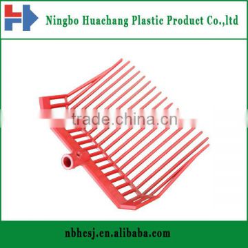 plastic PP rake for farm work /injection moulding for durable plastic ABS rake