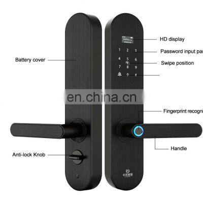 Smart Lock App Fingerprint Keyless for Home Finger WIFI Digital Lock Remote Control tuya TT Smart Lock  Home Wooden Door