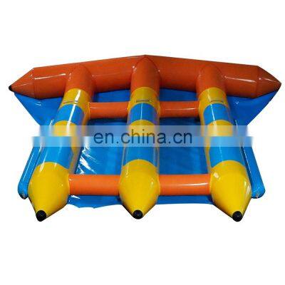 Water Games Inflatable Flying Fish Banana Boat With Double Tubes photo-4