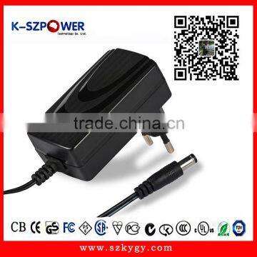 2015 k-26 18w series ygy-1201500 switching power supply ac dc power adapter 12v 1.5a with ce ul