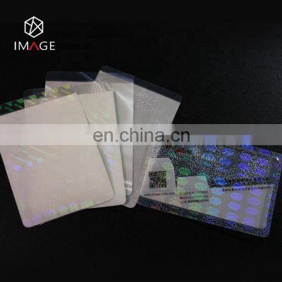 3 Mil Sticky Holographic Cold Seal Laminating Pouches photo-3
