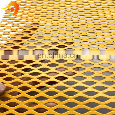 Heavy Duty Galvanized Sheet Metal Wire Mesh Diamond Decoration Expanded Metal Mesh