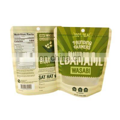 Customized Matt Printing Three Sides Seal Bag Food Packaging Pouch Bag With Window/zipper photo-4