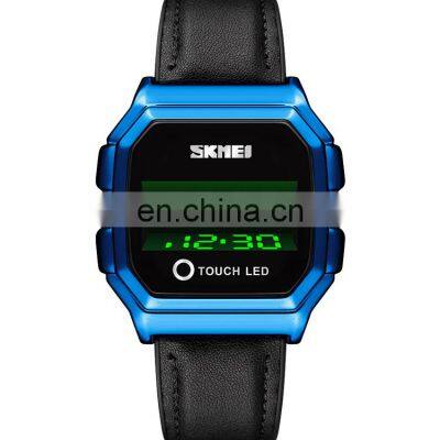 1650 Led Watch Touch Screen Montre Unisex Wacth Men Watch Light Luxury Steel Wholesale Skmei photo-4