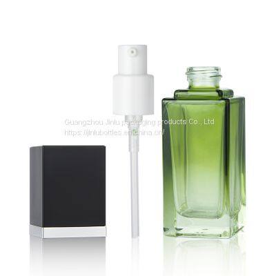 15ml Square Thick Base Liquid Foundation Bottle Spot Skin Care Product Glass Bottle 40ml Square Press Full Cover Lotion Bottle