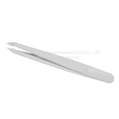 Anti static rubber tweezers Plastic tweezers Anti static tweezers Plastic hard carbon fiber synthetic pointed hand account 93307