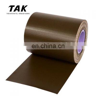 PVC Tarpaulin Brown/Green/Grey Strip Fence for Backyard Garden Protection photo-2