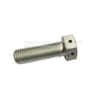 SS304 SS316 Passivated Hex Head Bolts Fully Threaded With Wire Holes photo-3