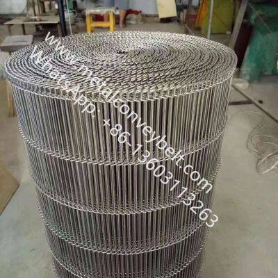 Flat Flex Wire Mesh Stainless Steel Pizza Oven Mesh Conveyor Belt photo-3