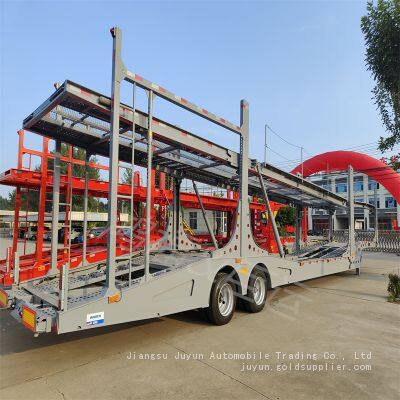 Exporting Trailers to Russia European Style Car Transport Semi Trailer Price photo-4