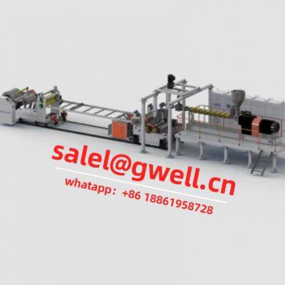 PLA PBS PBAT Starch Straw Sheet Extrusion Line