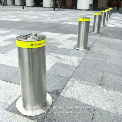 Original Factory Private Parking Antitheft Security Barrier Lockable Bollard with Reflective Band Removable Bollards