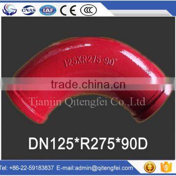 Concrete pump twin wall elbow R275 90deg