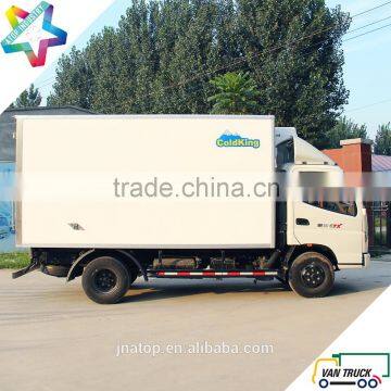 Foton Ollin 4.3m Refrigerated Truck Body With Stainless Steel Meat Hanging Hook Meat Hook Reefer Truck photo-3
