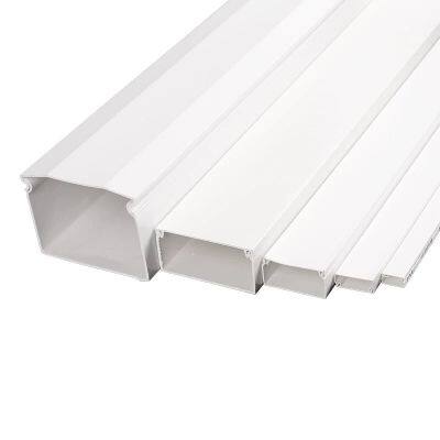 10x10 20x12 30x15 40x25 Designed Pvc Cable Trunking Pvc Elbow Accessories Electrical Plastic Wiring Duct and Management System