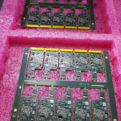 8 capas de PCB de condensador enterrado + bloque de cobre enterrado + dedo de oro de presión mixta de alta frecuencia HDI