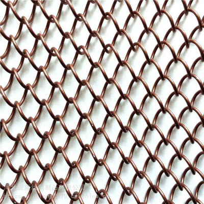 Decorative Aluminum Stainless Steel Flat Spiral Metal Wire Mesh for Curtain Wall Design photo-4