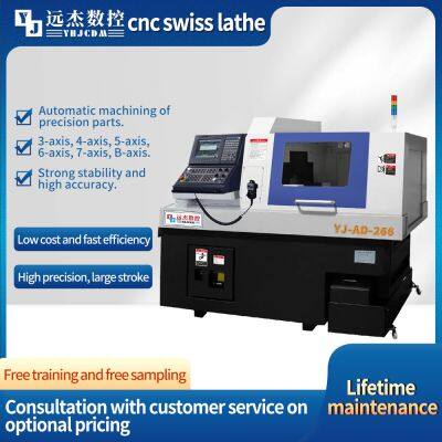 Multi-function swiss Type CNC Lathe Machine with Servo Motor