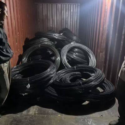 Fio de ferro preto galvanizado de calibre 12 para reforço de construção