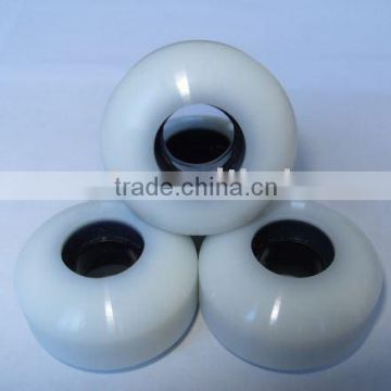 White Skateboard Wheel