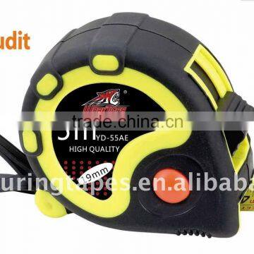 3 Stops Rubber Coated 3m,5m,7.5m10m Steel Tape Measure photo-3