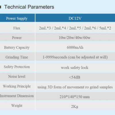 Tuohe Portable Grinding Instrument, Small Hair Grinding Instrument, 2ml/5ml Outdoor Grinding Instrument photo-5