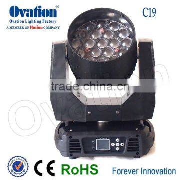 C19 Led Wash Moving Head Light 360W RGBW 4IN1 Linear Dimming Pan:540 Degree Tilt:270 Degree LCD Screen Display photo-4