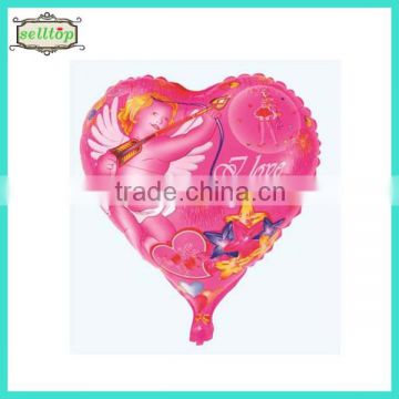 Hot sell 18" heart shape foil various kinds of balloons