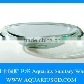 Transparent Bathroom Glass Basin Sink AQ1030