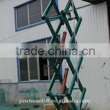 hydraulic stationary scissor lift equipment for lifting car