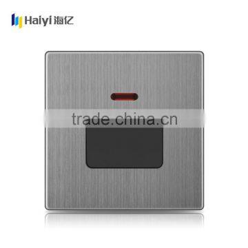 Fashion China Supplier LED Indicator 1 Gang 20A Heater Pressure Switch