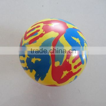 2014 newest two color printed pvc ball for kids