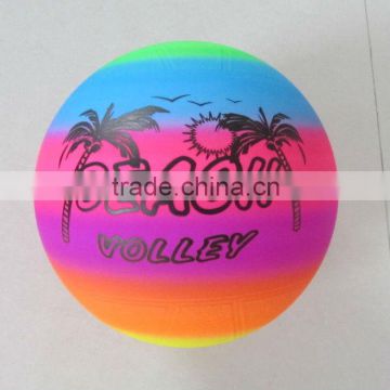 inflatable volleyball/rainbow ball/PVC toy ball