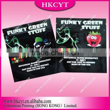 Custom Print Logo Zipper Plastic Paper Bag photo-3