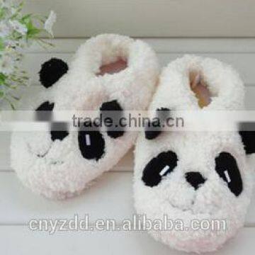 plush panda slippers /soft children slippers