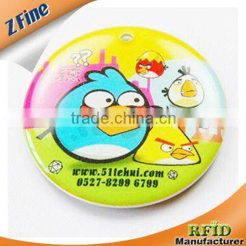 PVC Epoxy Key Fob with Colored Artwork