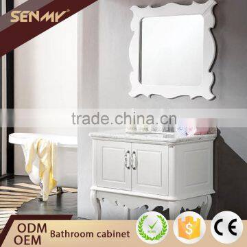 2016 Mirror Cabinet Makeup White Bathroom Furniture