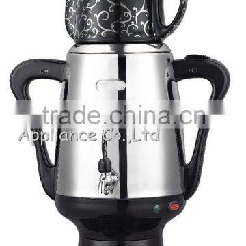 NK-S952 New Kettle Russia Samovar Stainless Steel BODY Black