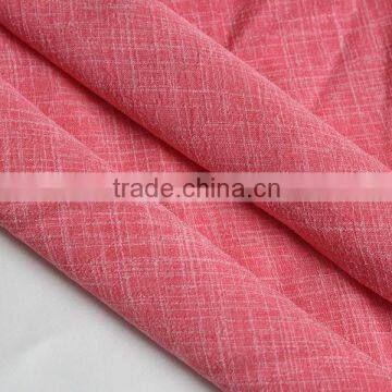 Two tone 100%Polyester Cation Bamboo shirting Blend Fabric softer handfeel