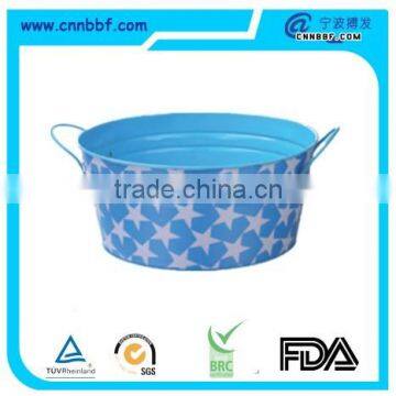 High Quality Eco-friendly Flower Pot Top Metal Basin