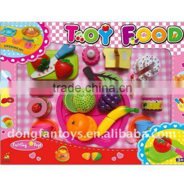 funny plastic cutting fruit toy