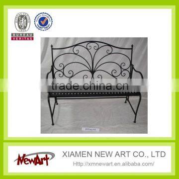 Outdoor garden benches metal park bench
