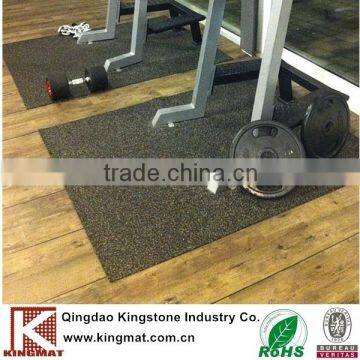 Rubber granula material gym roll mat for sale