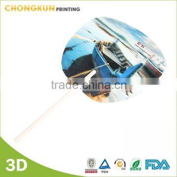 3D Lenticular Fan, Custom Print Promotional Hand Fan Quality Choice