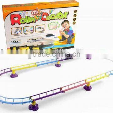 67PCS car track model railway rail car toys