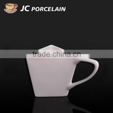 porcelain unique shape coffee tea cup