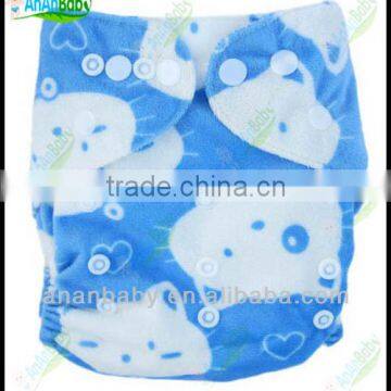 New designs soft breathable organic cloth diapers with cute prints