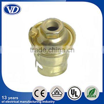 B22 iron plated brass lampholder socket CE