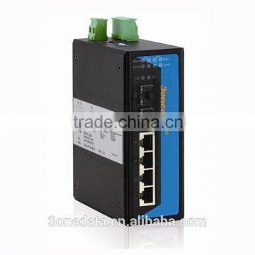 6 ports DIN-Rail Managed Industrial Gigabit Ethernet Switch (4 ports ethernet & 2 ports sfp)